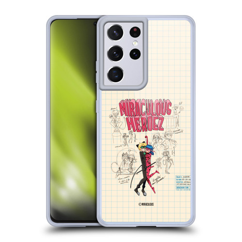 Miraculous Ladybug Sketches Ladybug And Cat Noir Soft Gel Case for Samsung Galaxy S21 Ultra 5G Miraculous Ladybug Sketches Ladybug And Cat Noir Soft Gel Case for Samsung Galaxy S21 Ultra 5G