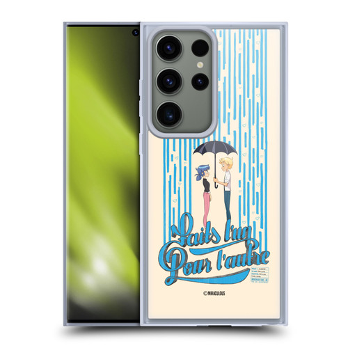 Miraculous Ladybug Sketches Made For Each Other Soft Gel Case for Samsung Galaxy S23 Ultra 5G