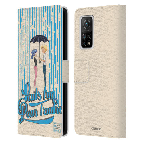 Miraculous Ladybug Sketches Made For Each Other Leather Book Wallet Case Cover For Xiaomi Mi 10T 5G