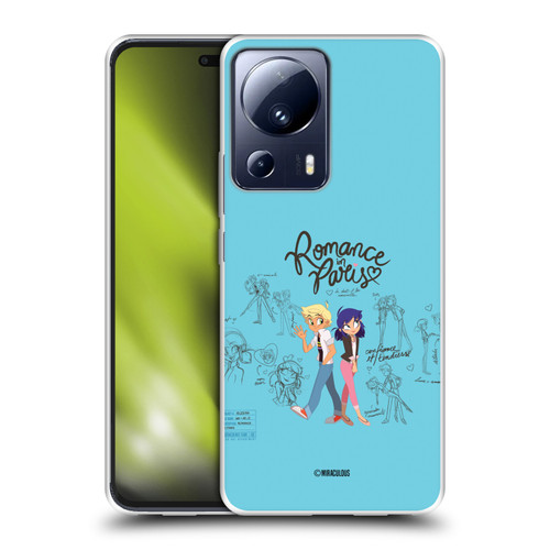 Miraculous Ladybug Sketches Romance In Paris Soft Gel Case for Xiaomi 13 Lite 5G Miraculous Ladybug Sketches Romance In Paris Soft Gel Case for Xiaomi 13 Lite 5G