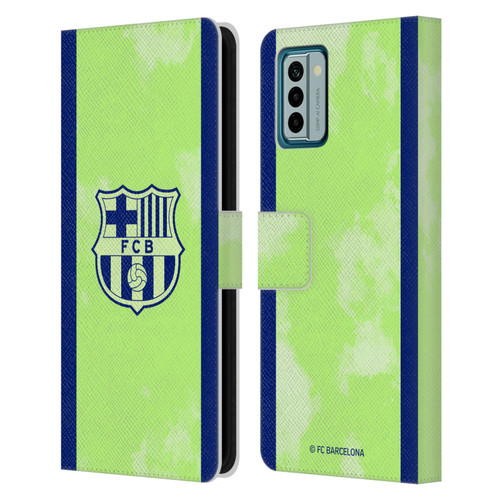 FC Barcelona 2024/25 Crest Kit Third Leather Book Wallet Case Cover For Nokia G42