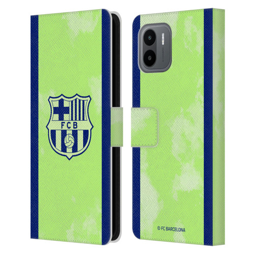 FC Barcelona 2024/25 Crest Kit Third Leather Book Wallet Case Cover For Xiaomi Redmi A2