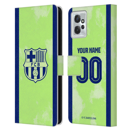 Custom Customised Personalised FC Barcelona 2024/25 Kit Third Leather Book Wallet Case Cover For Motorola Moto G Power (2023) Custom Customised Personalised FC Barcelona 2024/25 Kit Third Leather Book Wallet Case Cover For Motorola Moto G Power (2023)