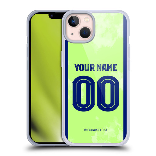 Custom Customised Personalised FC Barcelona 2024/25 Kit Third Soft Gel Case for Apple iPhone 13