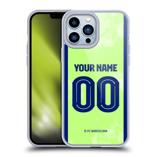Custom Customised Personalised FC Barcelona 2024/25 Kit Third Soft Gel Case for Apple iPhone 13 Pro Max