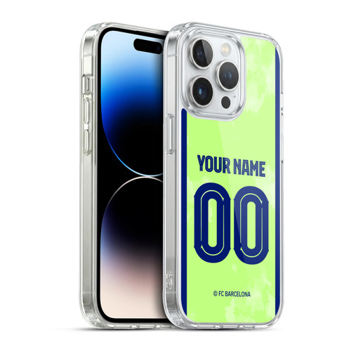 Custom Customised Personalised FC Barcelona 2024/25 Kit Third Soft Gel Case for Apple iPhone 13 Pro & MagSafe