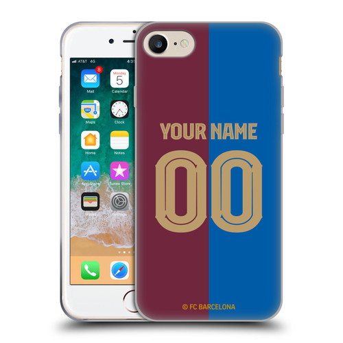 Custom Customised Personalised FC Barcelona 2024/25 Kit Home Soft Gel Case for Apple iPhone 7 / 8 / SE 2020 & 2022 Custom Customised Personalised FC Barcelona 2024/25 Kit Home Soft Gel Case for Apple iPhone 7 / 8 / SE 2020 & 2022