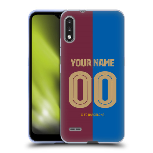Custom Customised Personalised FC Barcelona 2024/25 Kit Home Soft Gel Case for LG K22