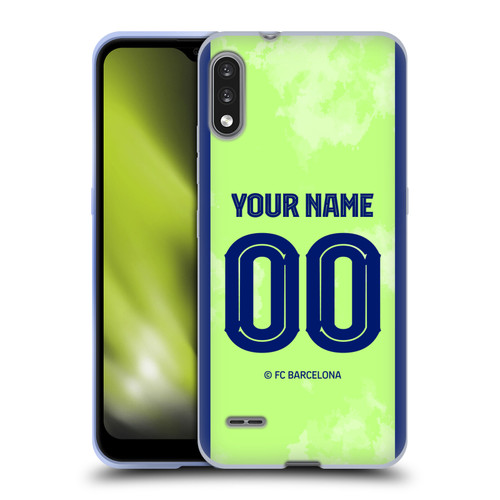 Custom Customised Personalised FC Barcelona 2024/25 Kit Third Soft Gel Case for LG K22 Custom Customised Personalised FC Barcelona 2024/25 Kit Third Soft Gel Case for LG K22