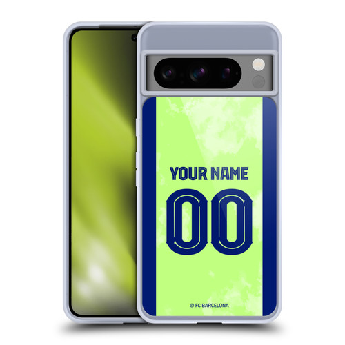Custom Customised Personalised FC Barcelona 2024/25 Kit Third Soft Gel Case for Google Pixel 8 Pro