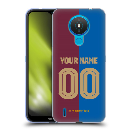 Custom Customised Personalised FC Barcelona 2024/25 Kit Home Soft Gel Case for Nokia 1.4