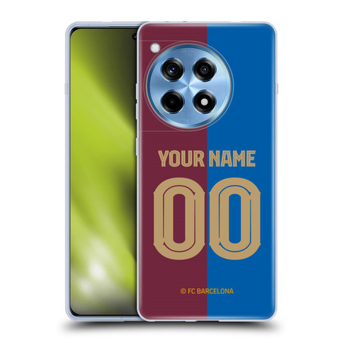 Custom Customised Personalised FC Barcelona 2024/25 Kit Home Soft Gel Case for OPPO OnePlus Ace 3 5G