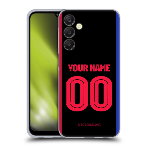 Custom Customised Personalised FC Barcelona 2024/25 Kit Away Soft Gel Case for Samsung Galaxy A25 5G