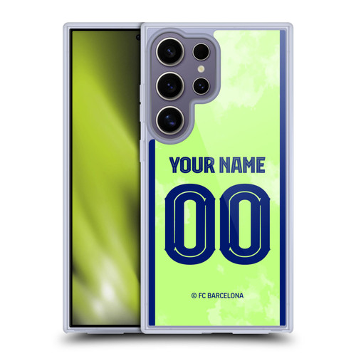 Custom Customised Personalised FC Barcelona 2024/25 Kit Third Soft Gel Case for Samsung Galaxy S25 Ultra