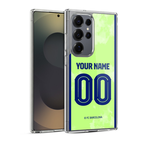 Custom Customised Personalised FC Barcelona 2024/25 Kit Third Soft Gel Case for Samsung Galaxy S25 Ultra & MagSafe