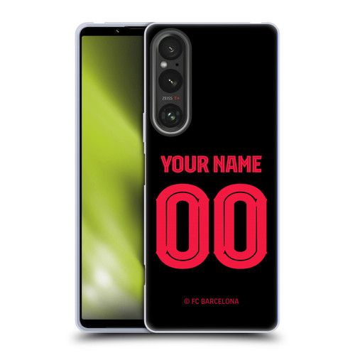 Custom Customised Personalised FC Barcelona 2024/25 Kit Away Soft Gel Case for Sony Xperia 1 V 5G Custom Customised Personalised FC Barcelona 2024/25 Kit Away Soft Gel Case for Sony Xperia 1 V 5G