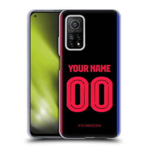 Custom Customised Personalised FC Barcelona 2024/25 Kit Away Soft Gel Case for Xiaomi Mi 10T 5G