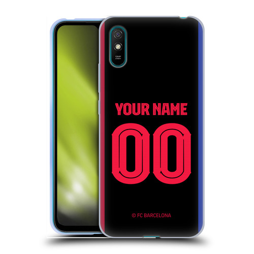 Custom Customised Personalised FC Barcelona 2024/25 Kit Away Soft Gel Case for Xiaomi Redmi 9A / Redmi 9AT