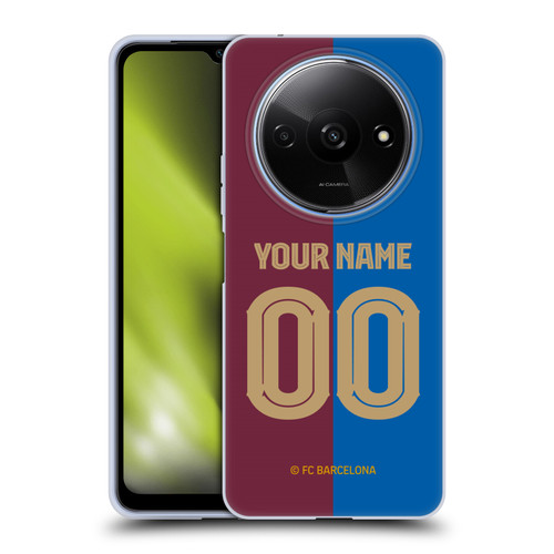 Custom Customised Personalised FC Barcelona 2024/25 Kit Home Soft Gel Case for Xiaomi Redmi A3
