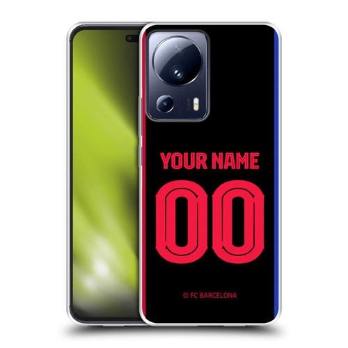 Custom Customised Personalised FC Barcelona 2024/25 Kit Away Soft Gel Case for Xiaomi 13 Lite 5G