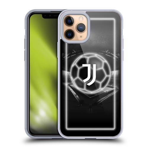 Juventus Football Club Neon Logo Soft Gel Case for Apple iPhone 11 Pro