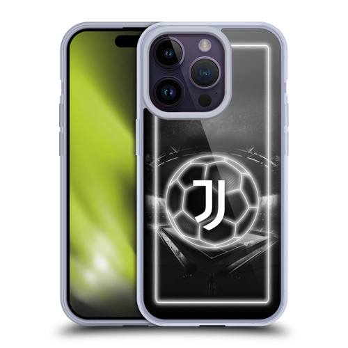 Juventus Football Club Neon Logo Soft Gel Case for Apple iPhone 14 Pro