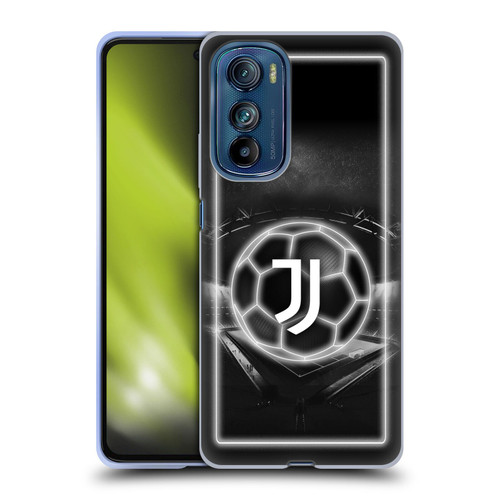 Juventus Football Club Neon Logo Soft Gel Case for Motorola Edge 30