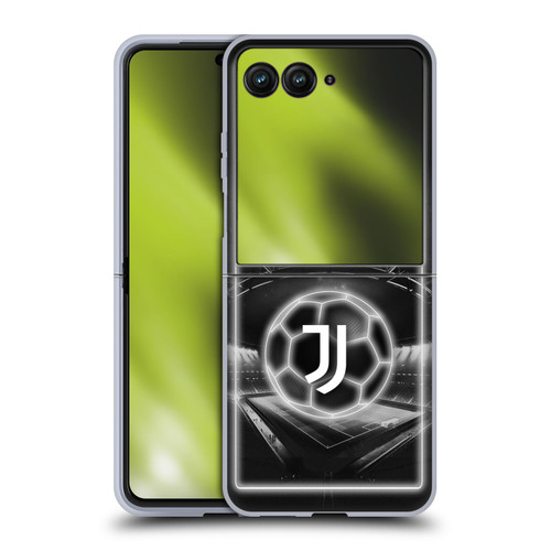 Juventus Football Club Neon Logo Soft Gel Case for Motorola Razr 50 Ultra