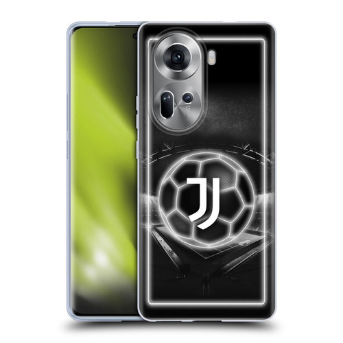 Juventus Football Club Neon Logo Soft Gel Case for OPPO Reno11