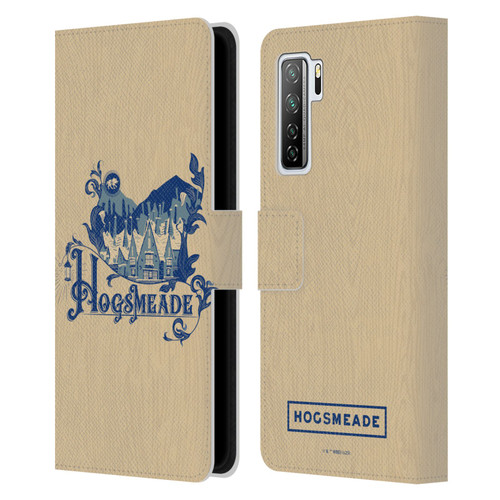 Harry Potter Locations Typography Hogsmeade Leather Book Wallet Case Cover For Huawei Nova 7 SE/P40 Lite 5G