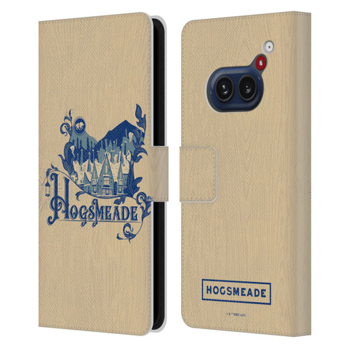 Harry Potter Locations Typography Hogsmeade Leather Book Wallet Case Cover For Nothing Phone (2a)