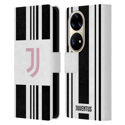 Juventus Football Club 2025/26 Kit Home Leather Book Wallet Case Cover For Huawei P50 Pro