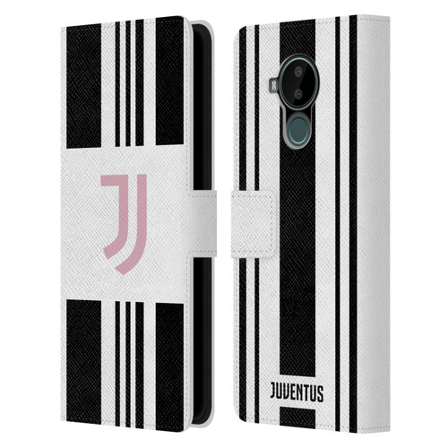 Juventus Football Club 2025/26 Kit Home Leather Book Wallet Case Cover For Nokia C30