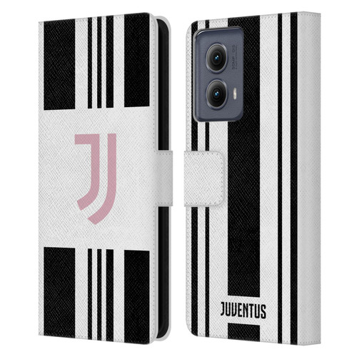Juventus Football Club 2025/26 Kit Home Leather Book Wallet Case Cover For Motorola Edge (2024)
