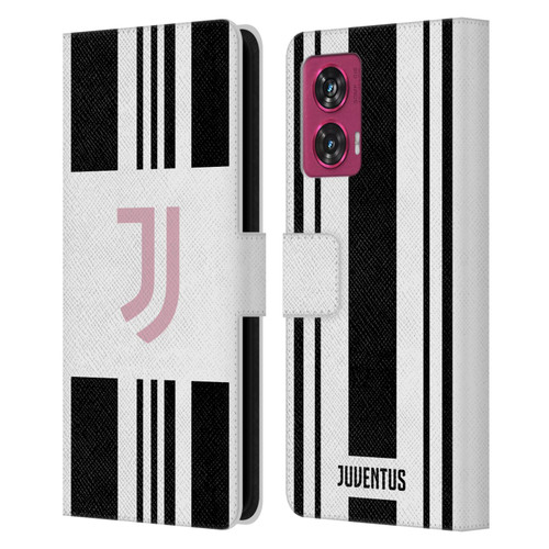 Juventus Football Club 2025/26 Kit Home Leather Book Wallet Case Cover For Motorola Edge 50 Fusion