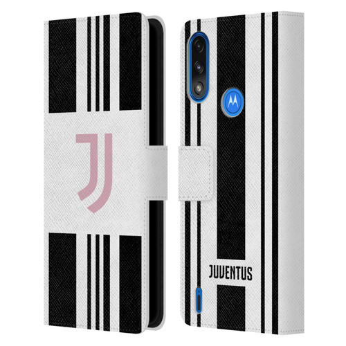 Juventus Football Club 2025/26 Kit Home Leather Book Wallet Case Cover For Motorola Moto E7 Power / Moto E7i Power