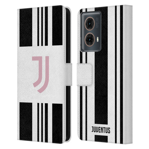 Juventus Football Club 2025/26 Kit Home Leather Book Wallet Case Cover For Motorola Moto G85