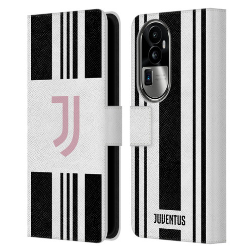 Juventus Football Club 2025/26 Kit Home Leather Book Wallet Case Cover For OPPO Reno10 Pro+