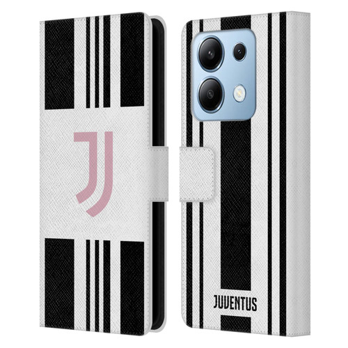Juventus Football Club 2025/26 Kit Home Leather Book Wallet Case Cover For Xiaomi Redmi Note 13/13 Pro 5G