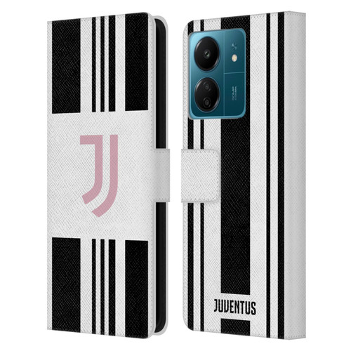 Juventus Football Club 2025/26 Kit Home Leather Book Wallet Case Cover For Xiaomi Redmi 13C 4G