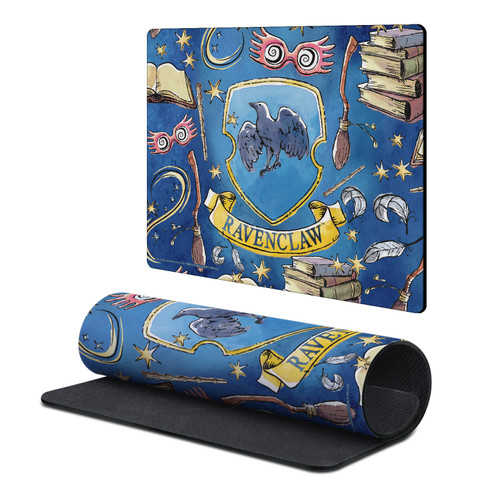 Harry Potter Graphics Ravenclaw Gaming Office Desk PC Keyboard Mouse Mat Pad 9.84 x 11.81 x 0.12 inches (250 x 300 mm) - S