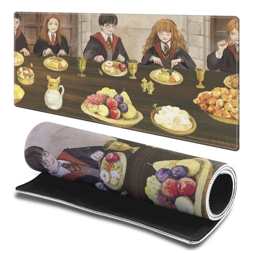 Harry Potter Graphics Gryffindor Table Gaming Office Desk PC Keyboard Mouse Mat Pad - L