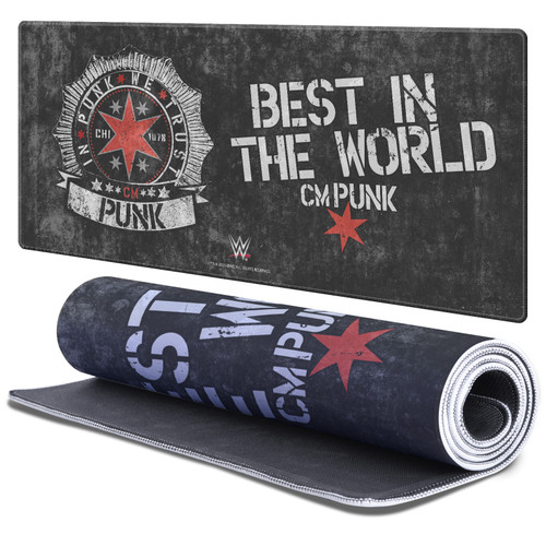 WWE CM Punk We Trust Gaming Office Desk PC Keyboard Mouse Mat Pad - XL WWE CM Punk We Trust Gaming Office Desk PC Keyboard Mouse Mat Pad - XL
