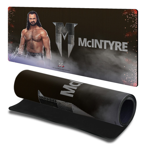 WWE Drew McIntyre LED Image Gaming Office Desk PC Keyboard Mouse Mat Pad 23.62 x 11.81 x 0.12 inches (600 x 300 mm) - L