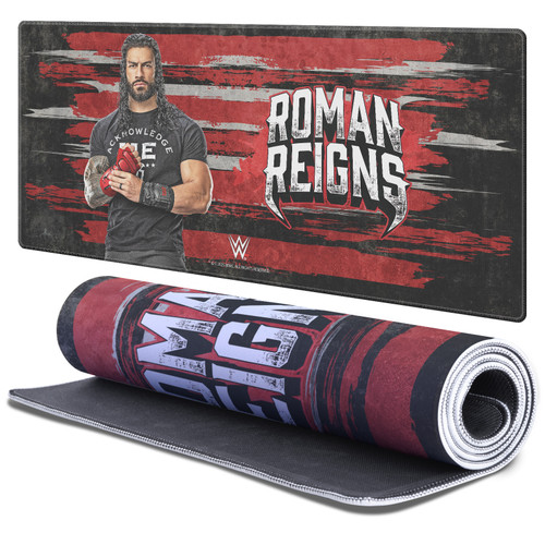 WWE Roman Reigns Stripes Gaming Office Desk PC Keyboard Mouse Mat Pad - XL
