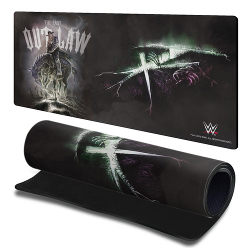 WWE The Undertaker The Last Outlaw Gaming Office Desk PC Keyboard Mouse Mat Pad 23.62 x 11.81 x 0.12 inches (600 x 300 mm) - L