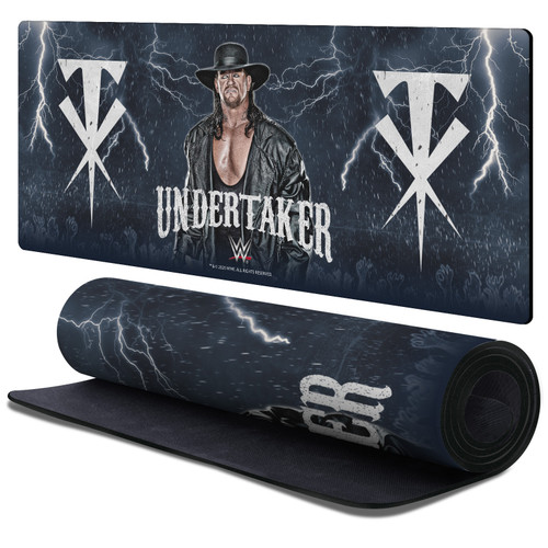WWE The Undertaker Portrait Gaming Office Desk PC Keyboard Mouse Mat Pad 37.4 x 15.75 x 0.16 inches (900 x 400 mm) - XL