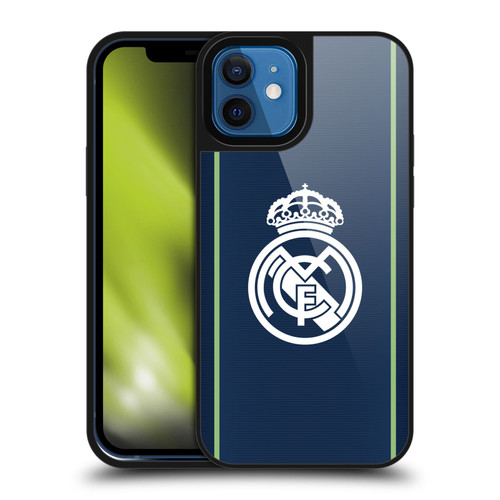 Real Madrid CF Badge Dark Blue Gel Armour Case For Apple iPhone 12 / iPhone 12 Pro