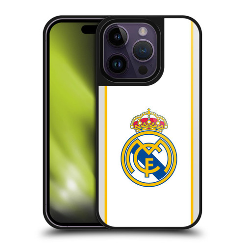Real Madrid CF Badge White Gel Armour Case For Apple iPhone 14 Pro