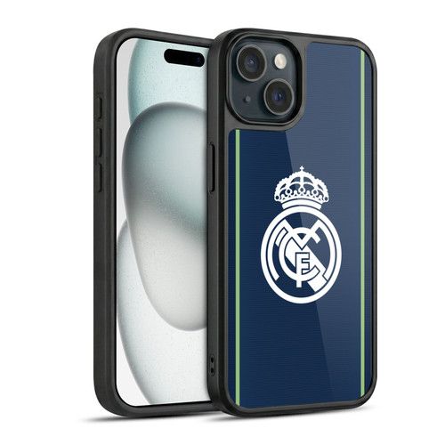 Real Madrid CF Badge Dark Blue Gel Armour Case For Apple iPhone 15
